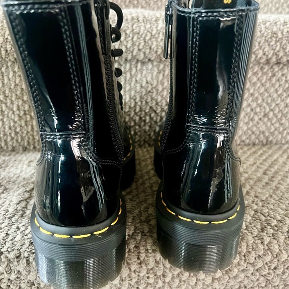 DR. MARTENS JADON BOOT PATENT LEATHER PLATFORMS - Picture 8 of 11
